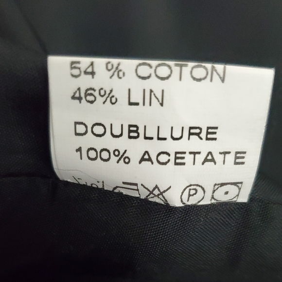 Sandro women pleated three button closure jacket size T40 (8) - Picture 6 of 6